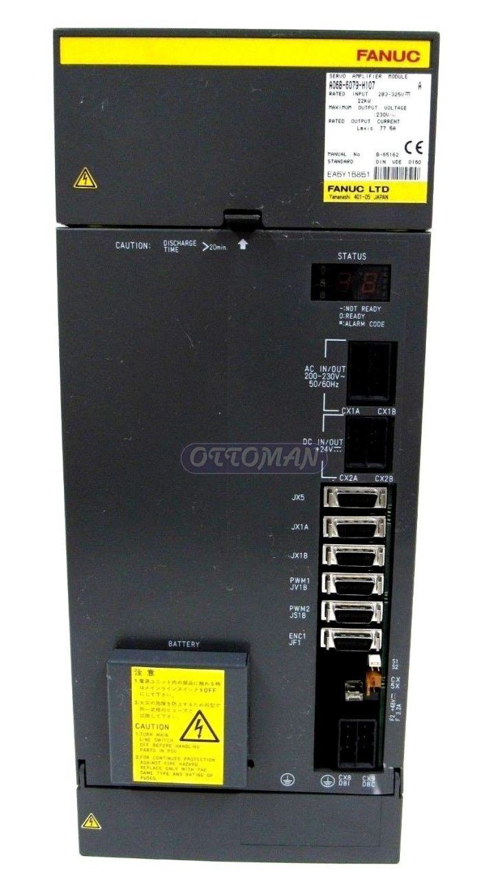 FANUC A06B-6079-H107 Servo Sürücü | CNC Makine Yedek Parça - Ottoman Elektrik