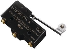 Omron Z-15GW2-B7-K Limit Siviç , Makara Pimli, Ani Hareket Kontaklı, IP00, 500V, NO/NC Kontak