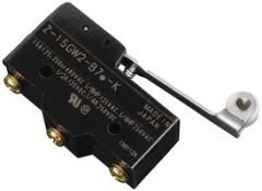 Omron Z-15GW2-B7-K Limit Siviç , Makara Pimli, Ani Hareket Kontaklı, IP00, 500V, NO/NC Kontak