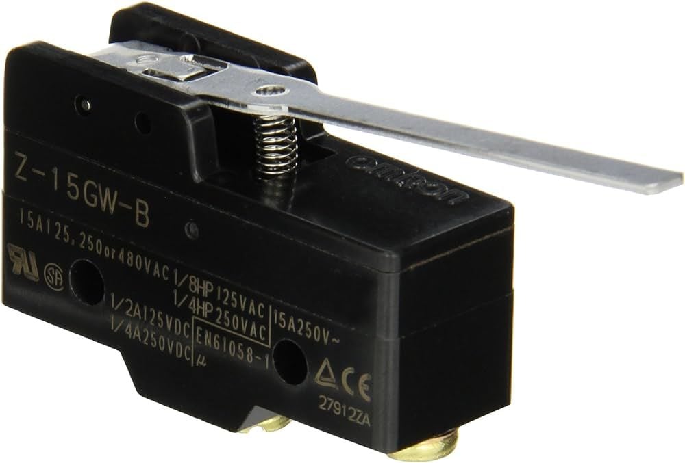 Omron  Serisi Kol Limit Anahtarı, NO/NC,  SPDT, Termoset Reçine Muhafaza, 500V ac Maks, 15A Maks