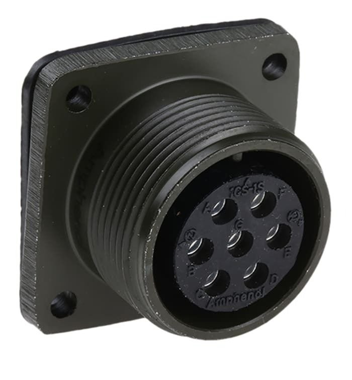 MS3102-20-15S 7 Pinli Dişi Askeri Konnektör