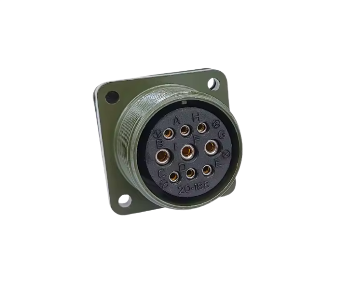MS3102-20-18S 9 Pinli Dişi Askeri Konnektör