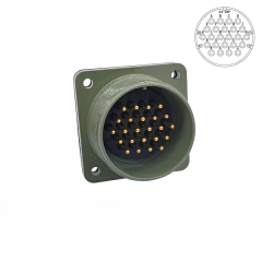 MS3102-24-28P 24 Pinli Erkek Askeri Konnektör