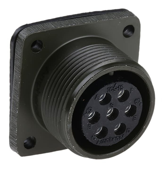 MS3101-20-15S 7 Pinli Dişi Askeri Konnektör